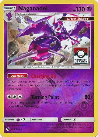 Lost Thunder Holo Naganadel #108 League Promo